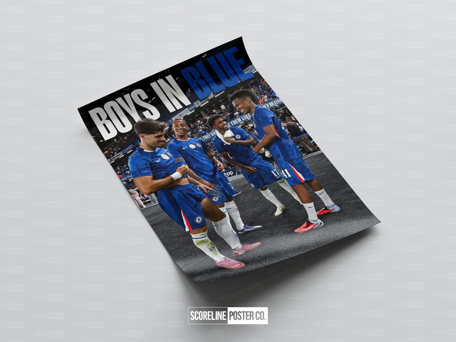 Chelsea 'Boys In Blue' Poster - Image 4