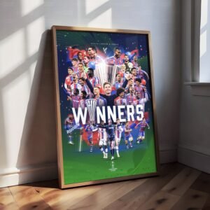 Crystal Palace Conference League Champions Poster