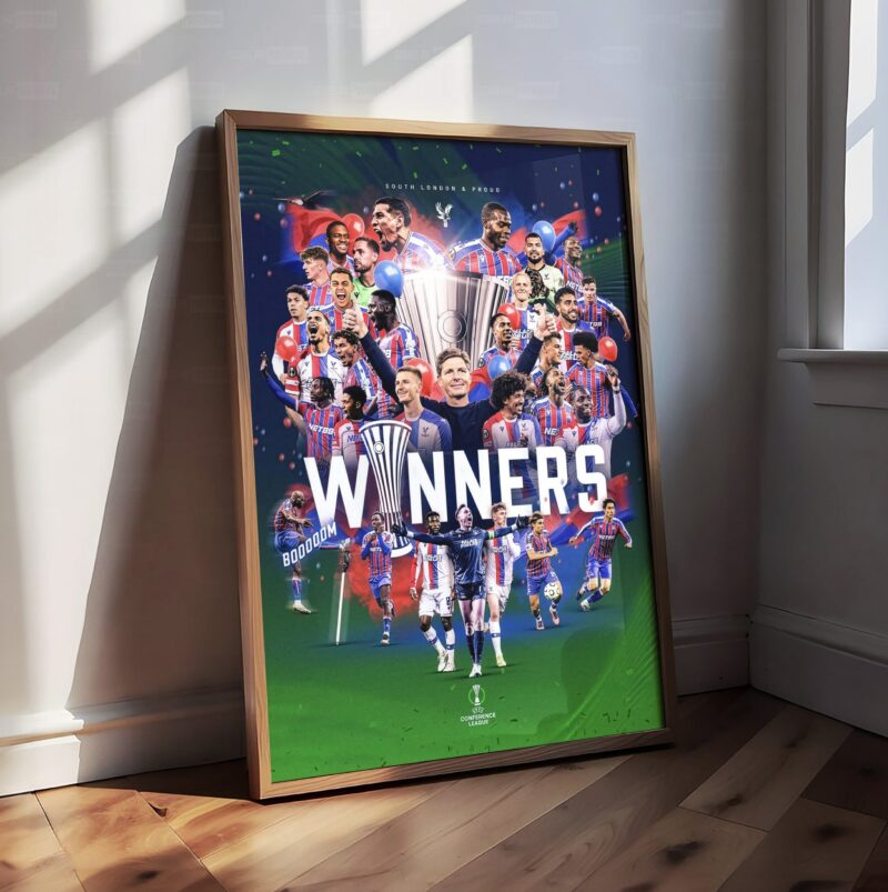 Crystal Palace Conference League Champions Poster