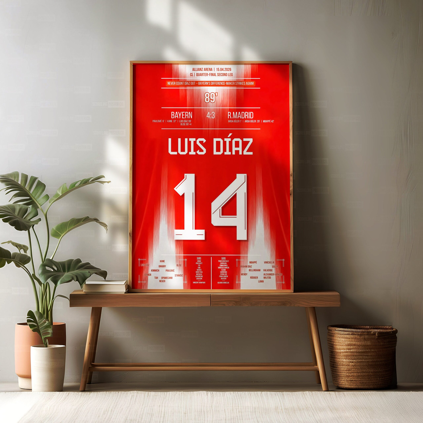Luis Díaz Shirt Poster - Image 2