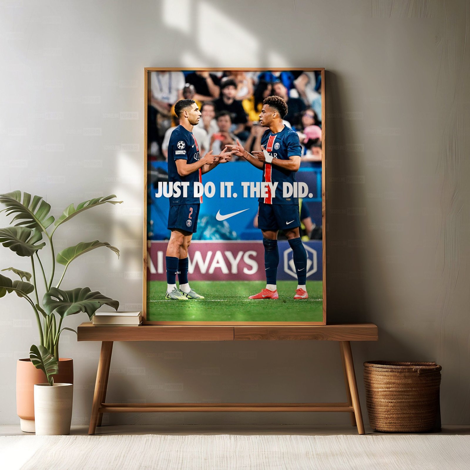 Desire Doue & Achraf Hakimi Poster - Image 2