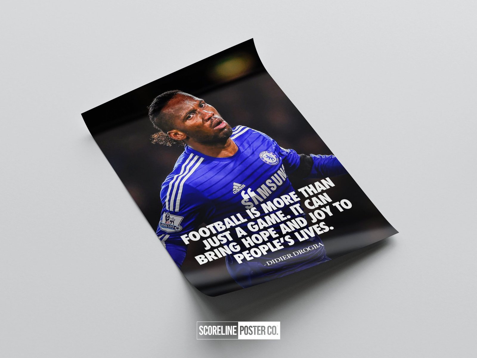 Didier Drogba 'Quote' Poster - Image 4