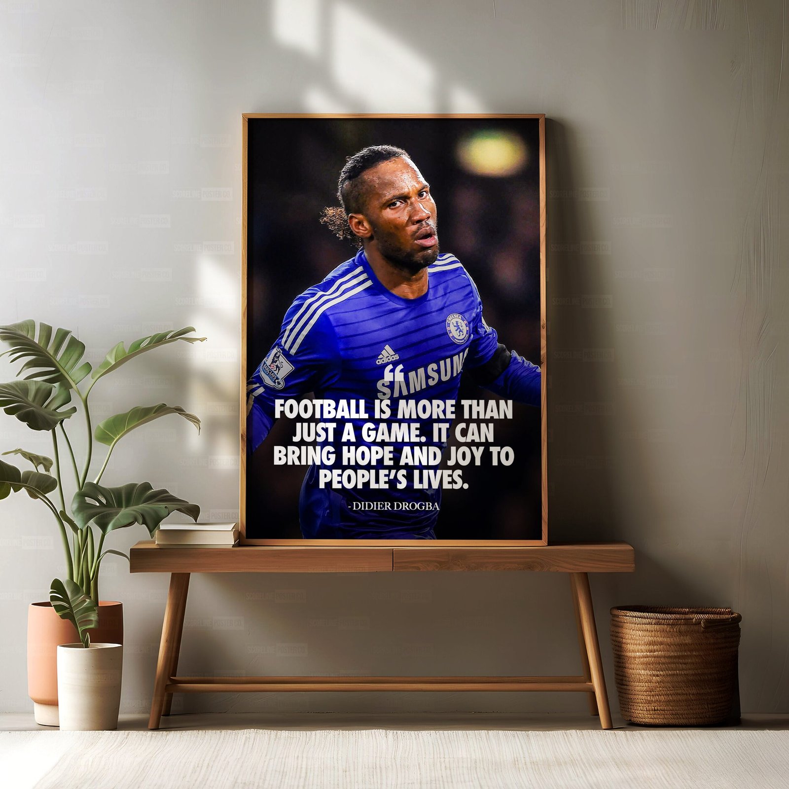 Didier Drogba 'Quote' Poster - Image 2