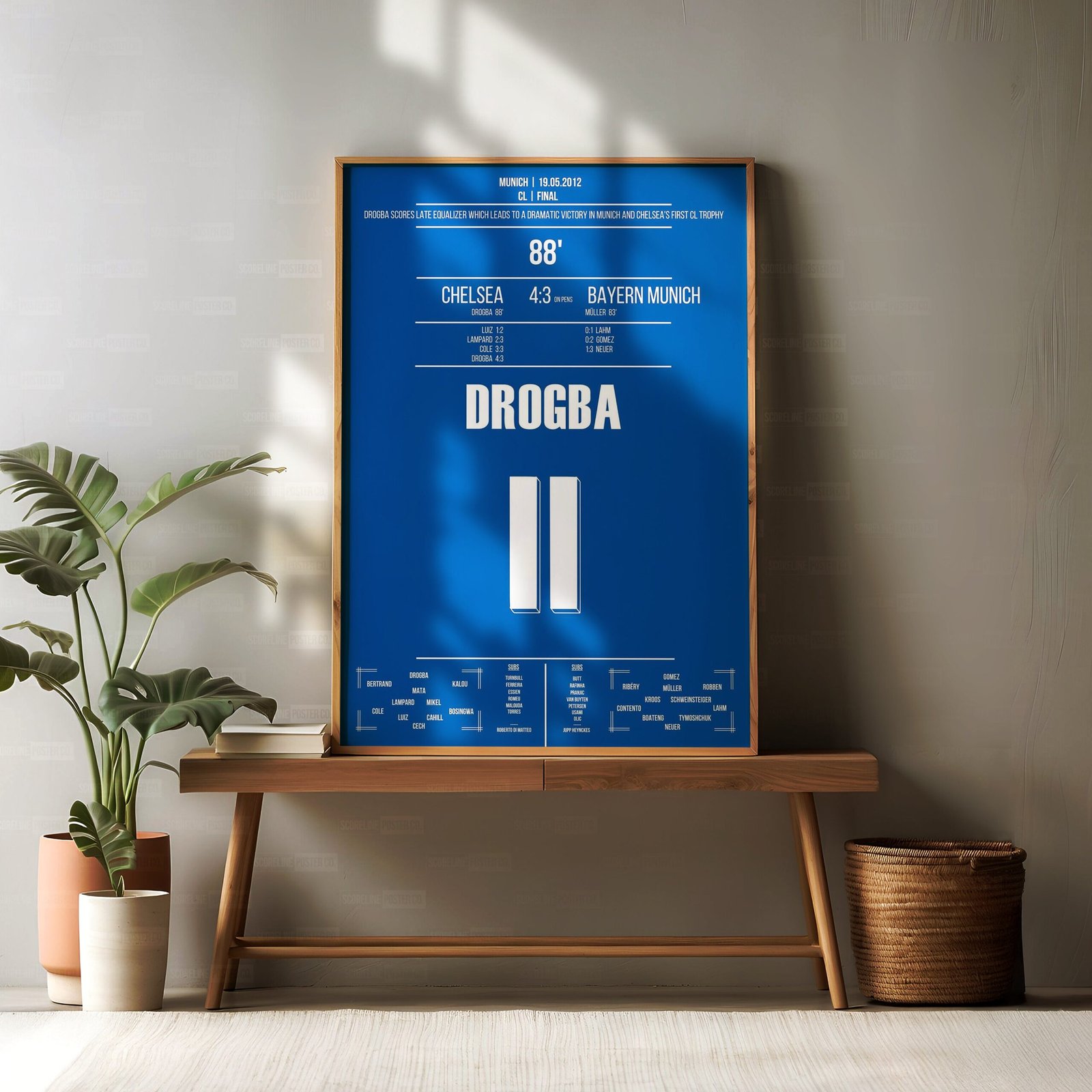 Didier Drogba Shirt Poster - Image 2