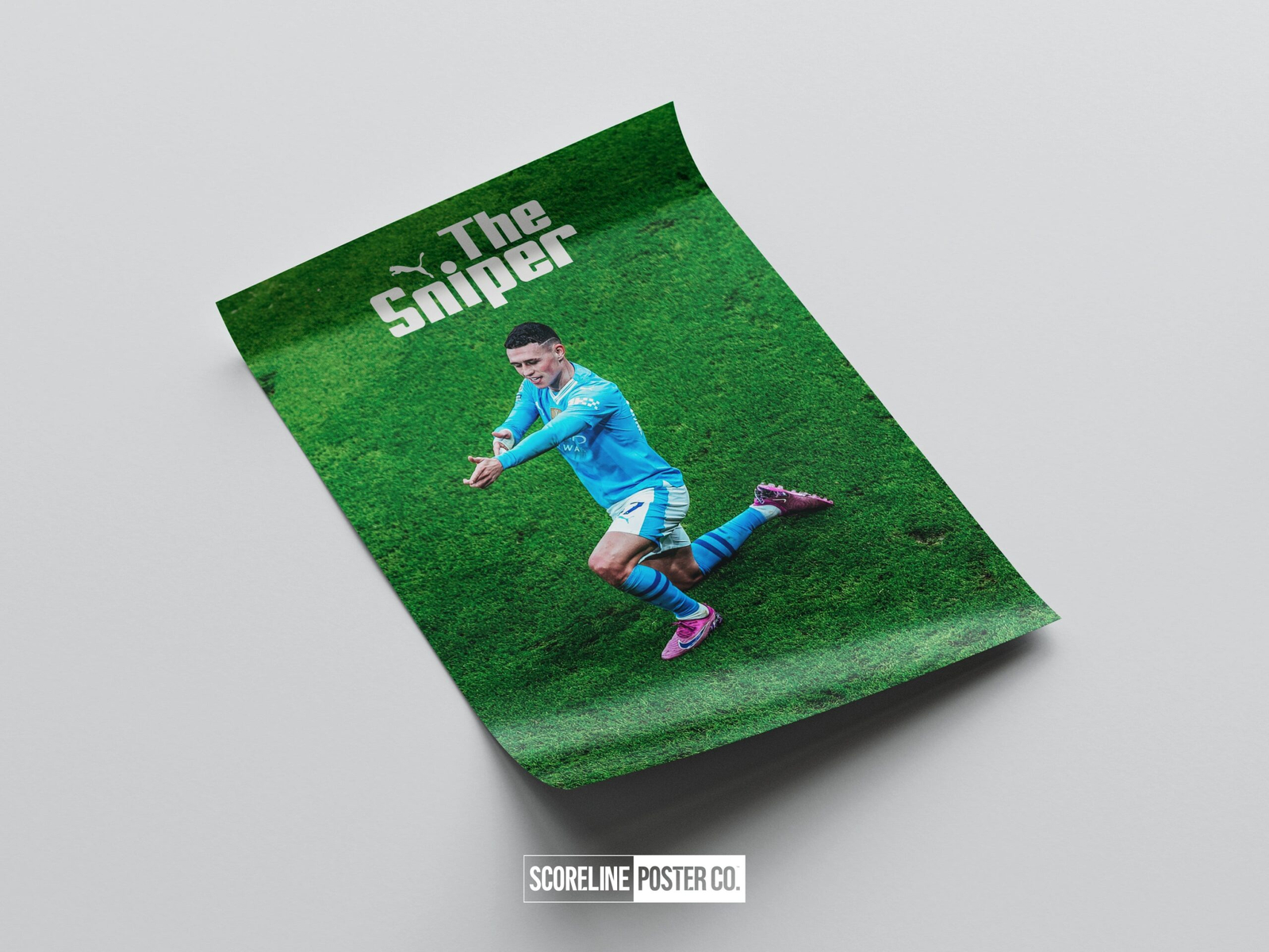 Phil Foden 'Sniper' Poster - Image 4