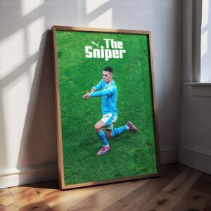 Phil Foden 'Sniper' Poster