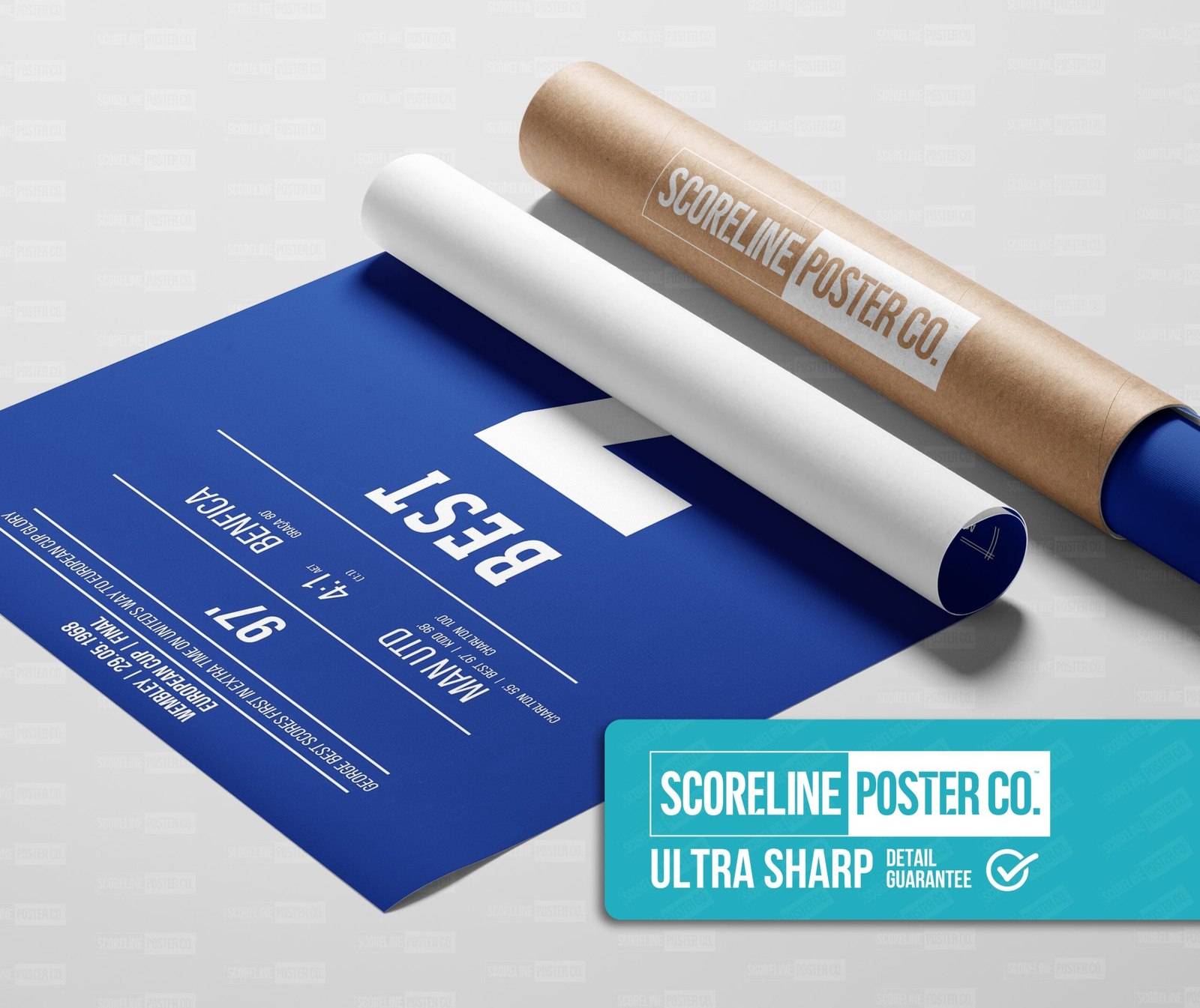 George Best Shirt Poster - Image 3