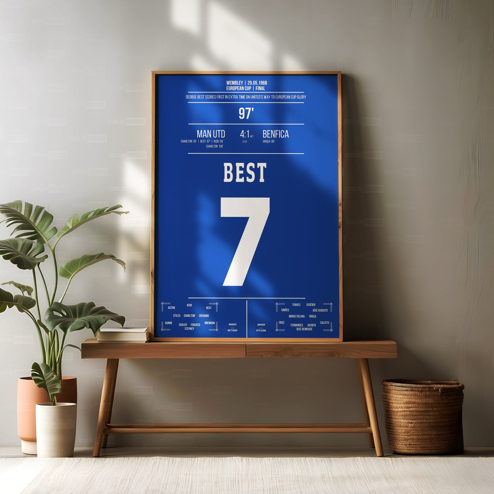 George Best Shirt Poster - Image 2