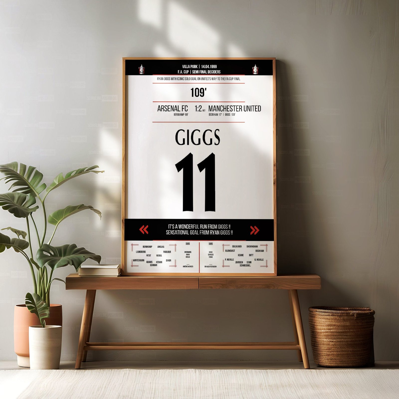 Ryan Giggs Shirt Poster - Image 2