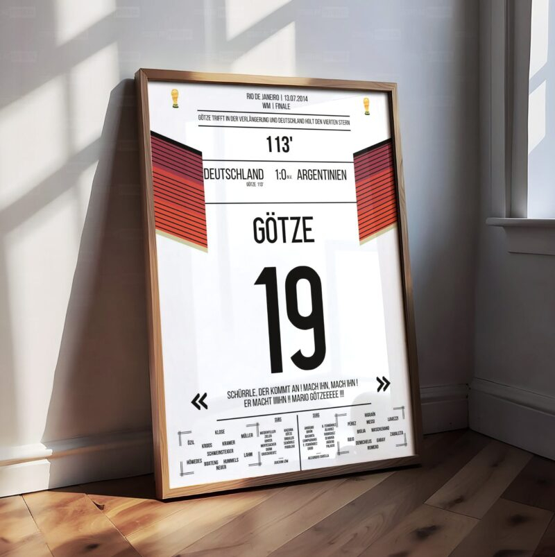 Mario Gotze Shirt Poster