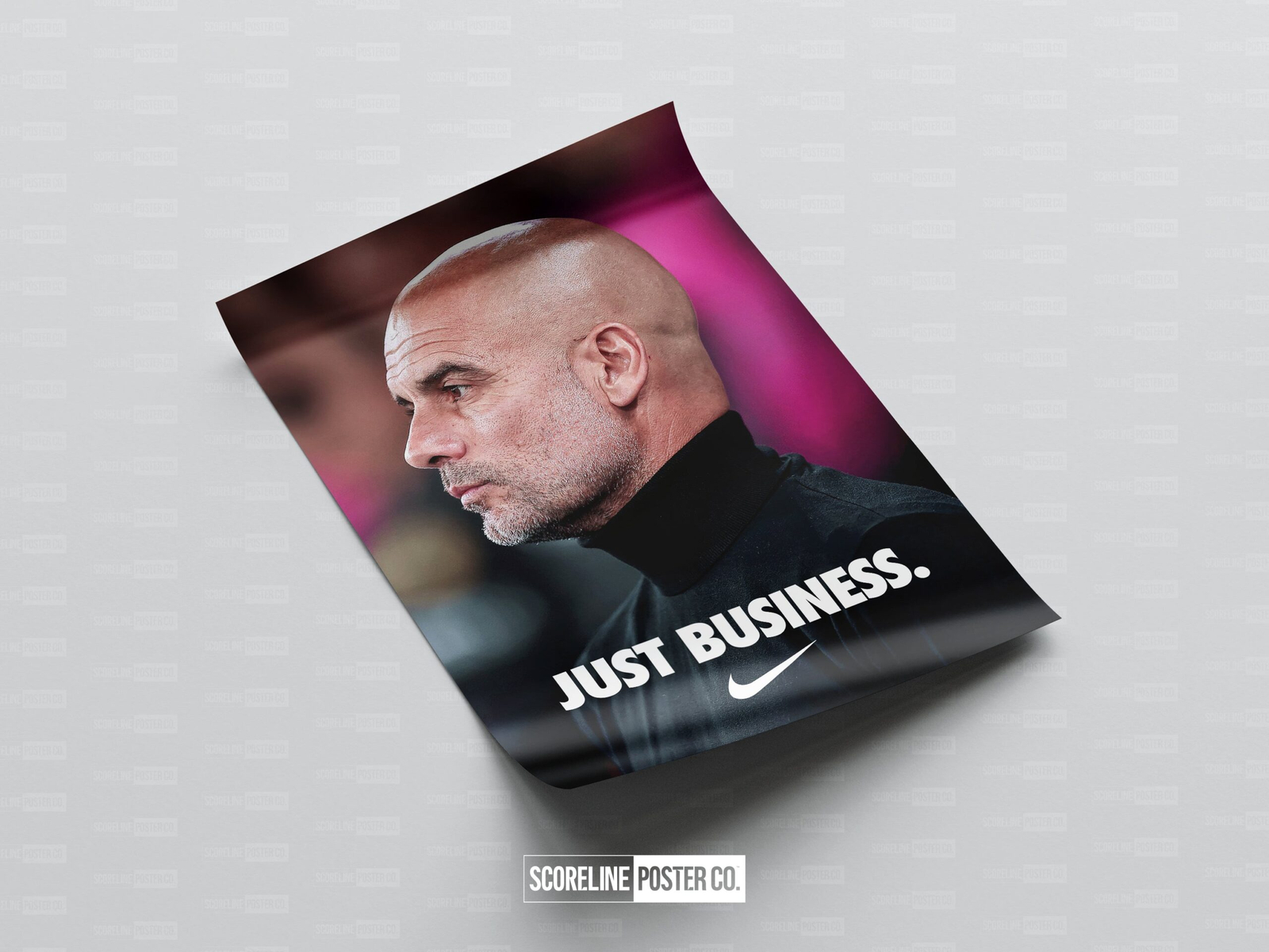 Pep Guardiola 'Just Business' Poster - Image 4