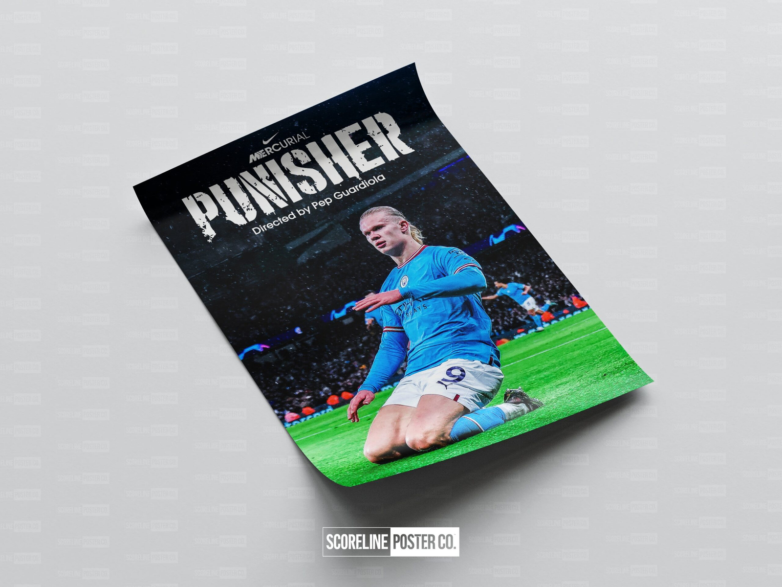 Erling Haaland 'Punisher' Poster - Image 4