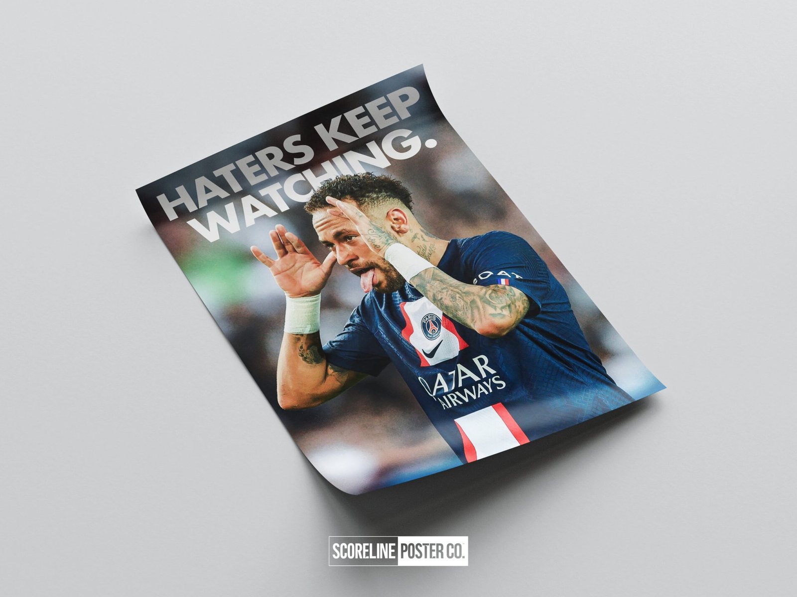 Neymar Jr. 'Haters Keep Watching' Poster - Image 4