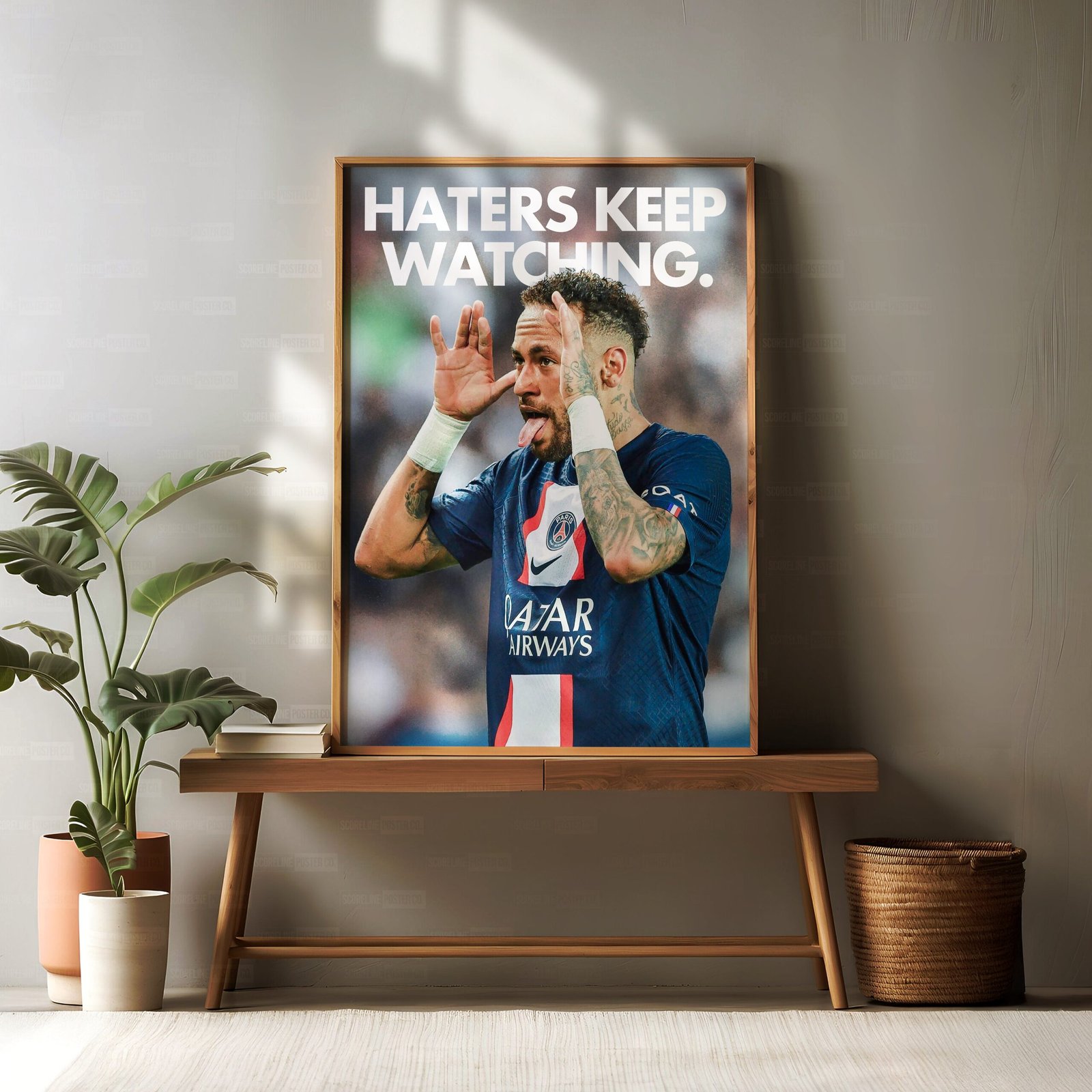 Neymar Jr. 'Haters Keep Watching' Poster - Image 2