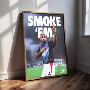 Thierry Henry 'Smoke 'Em' Poster