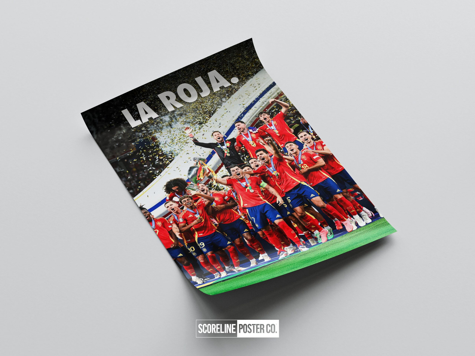 Spain Euro 2024 'La Roja' Poster - Image 4