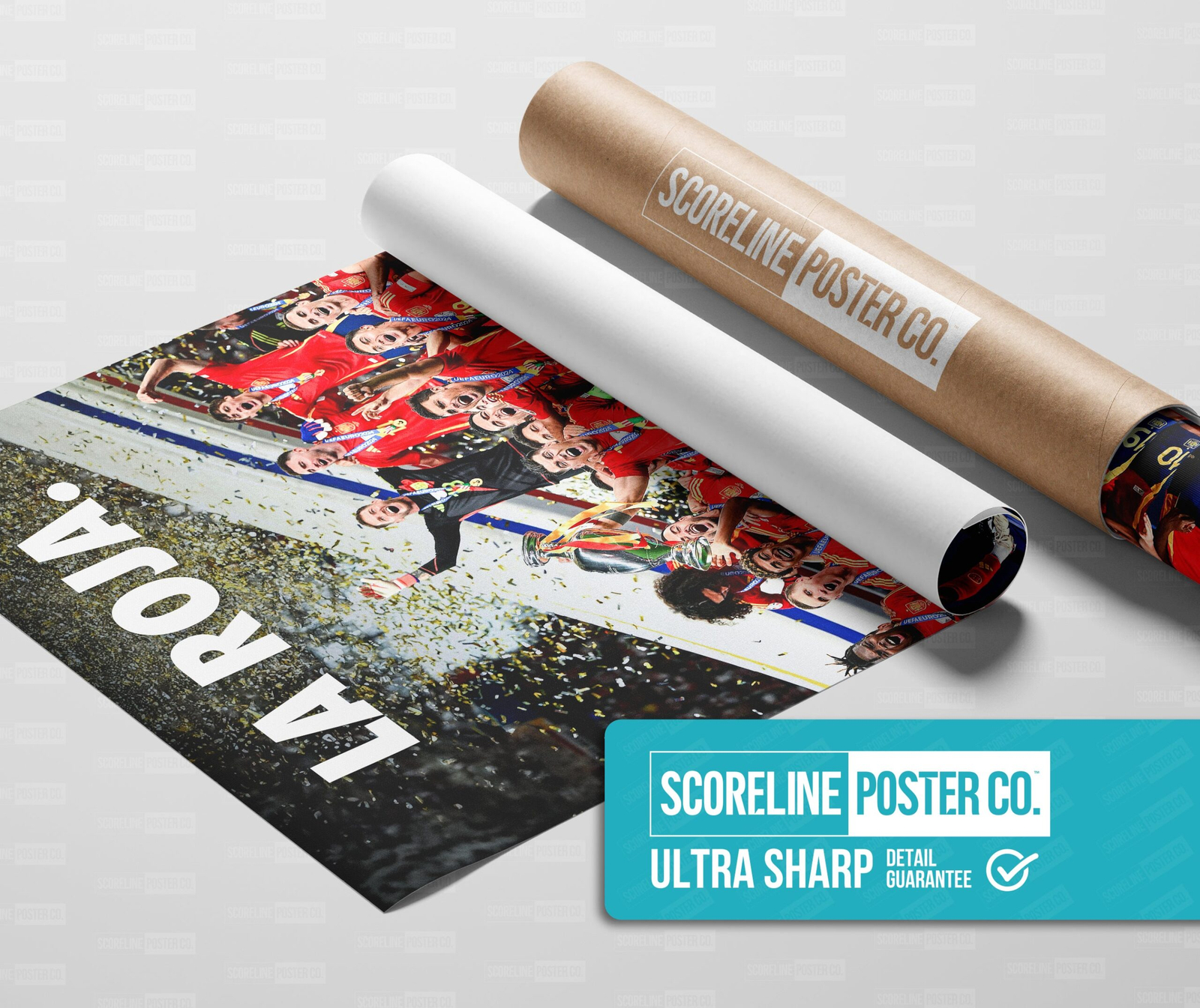 Spain Euro 2024 'La Roja' Poster - Image 3