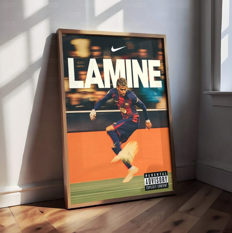 Lamine Yamal 'Parental Advisory' Poster