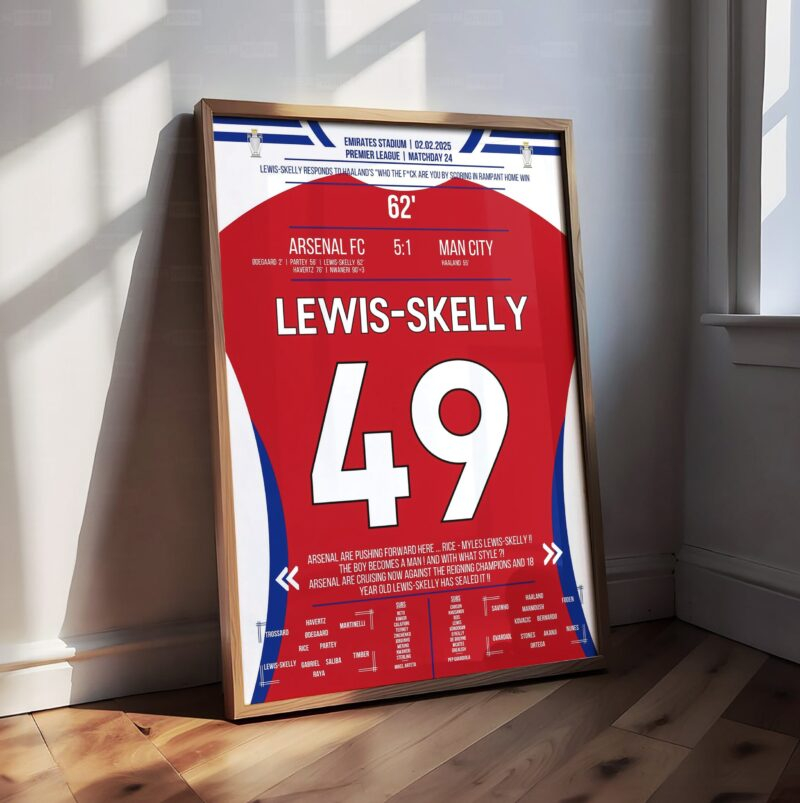 Myles Lewis-Skelly Shirt Poster