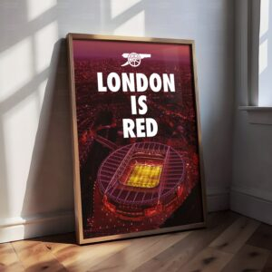 Arsenal 'London Is Red' Poster