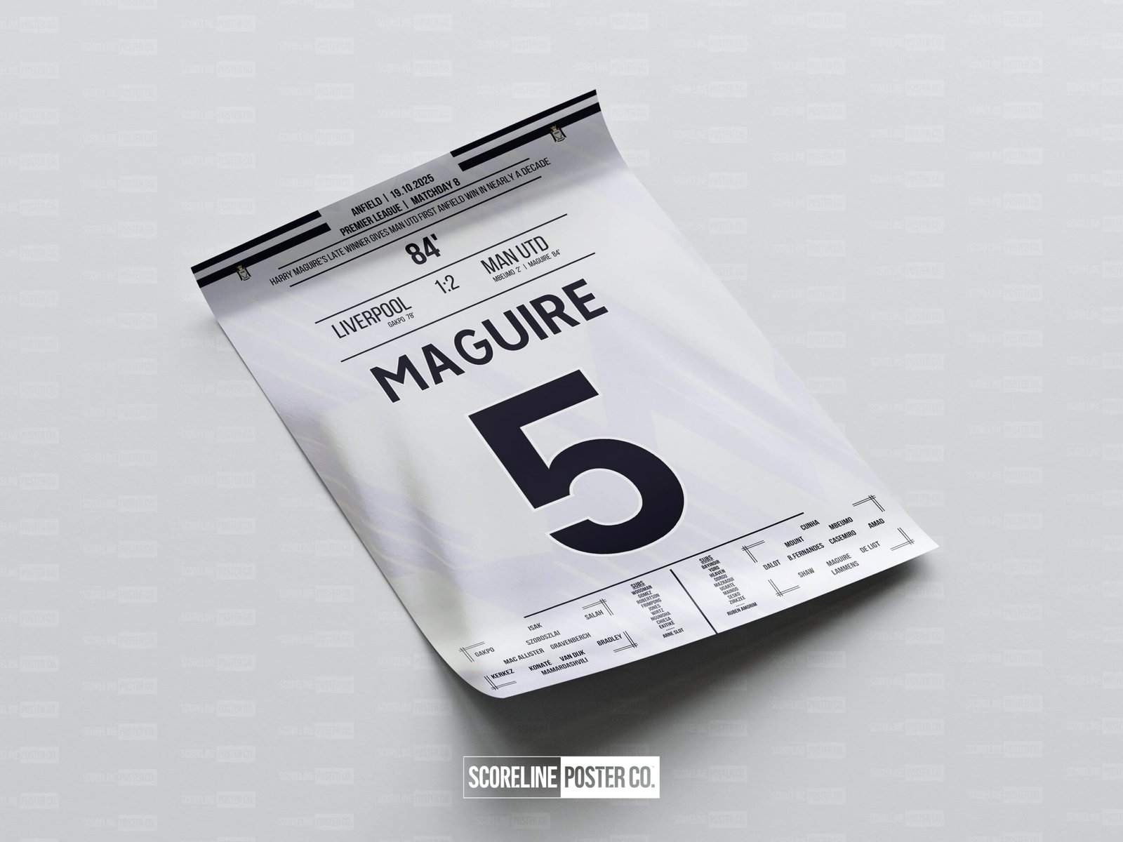 Harry Maguire Shirt Poster - Image 4