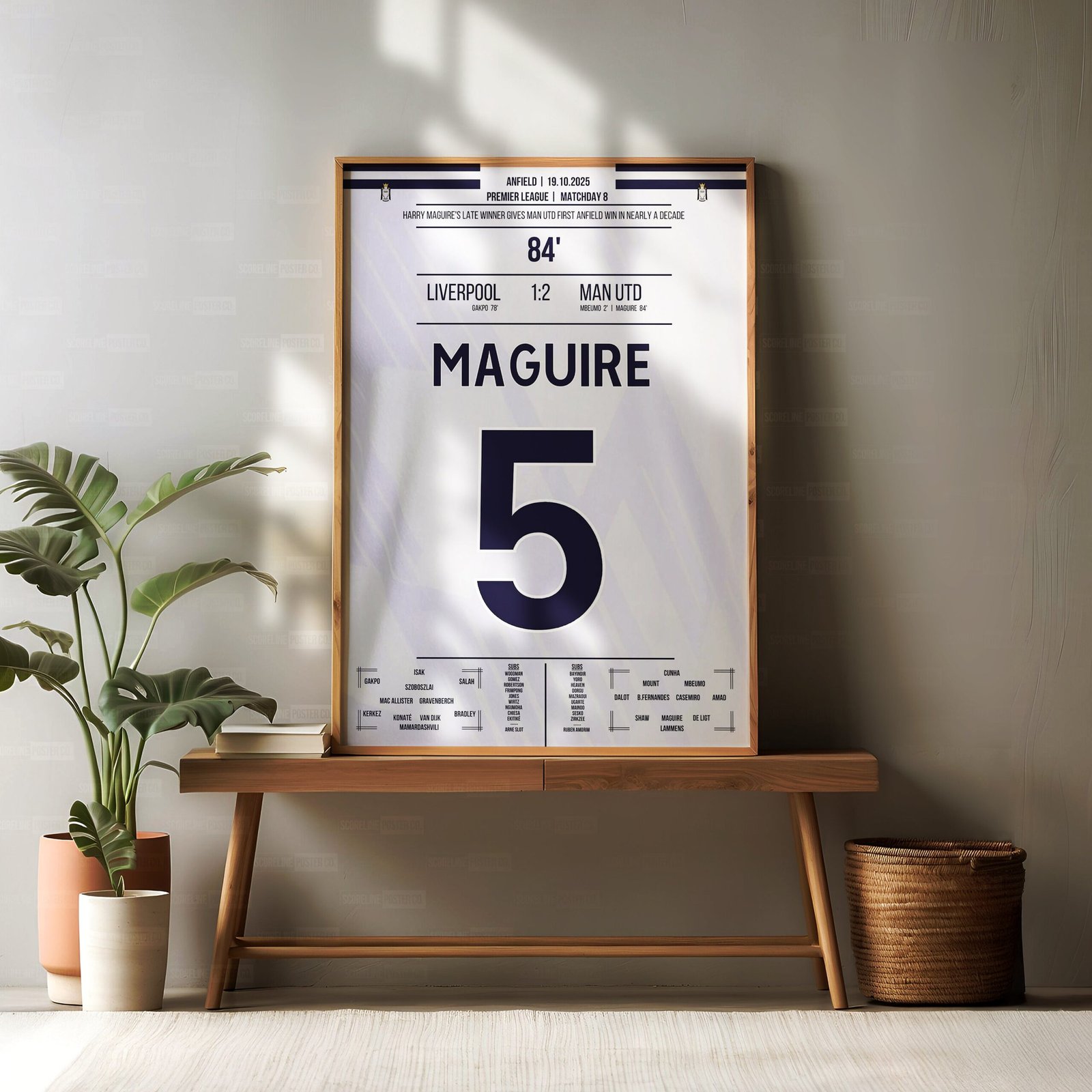 Harry Maguire Shirt Poster - Image 2