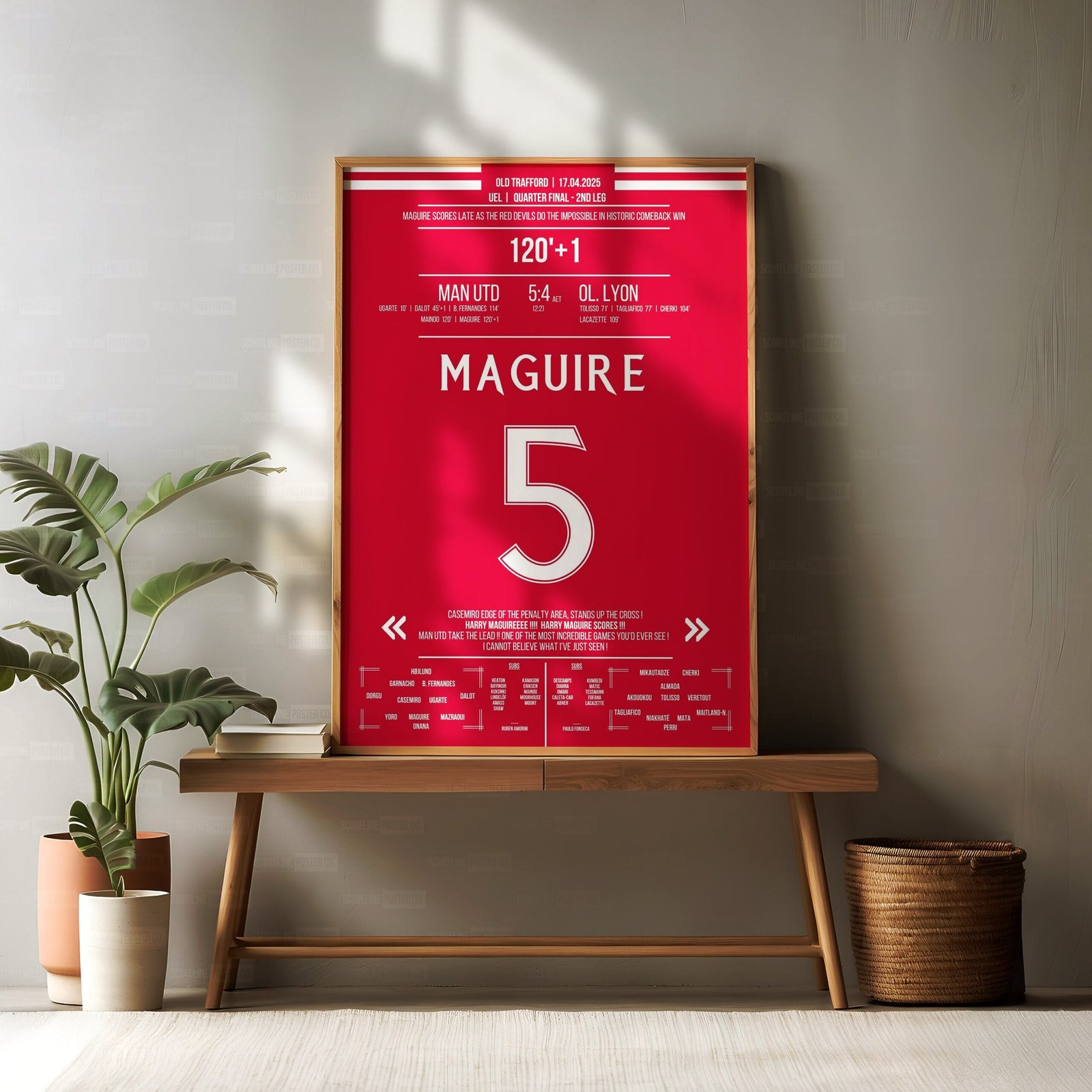 Harry Maguire Shirt Poster - Image 2