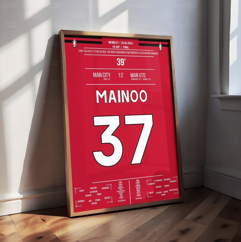 Kobbie Mainoo Shirt Poster