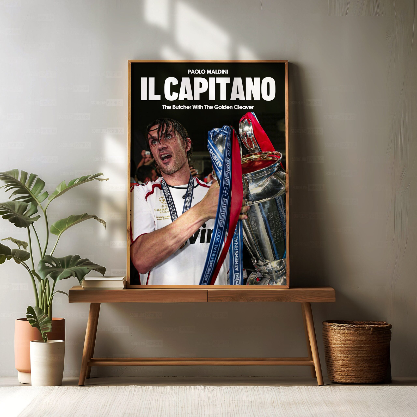Paolo Maldini 'Il Capitano' Poster - Image 2