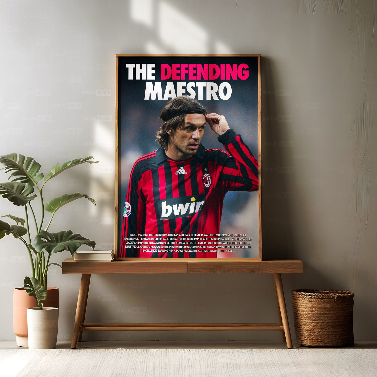 Paolo Maldini 'Defending Maestro' Poster - Image 2