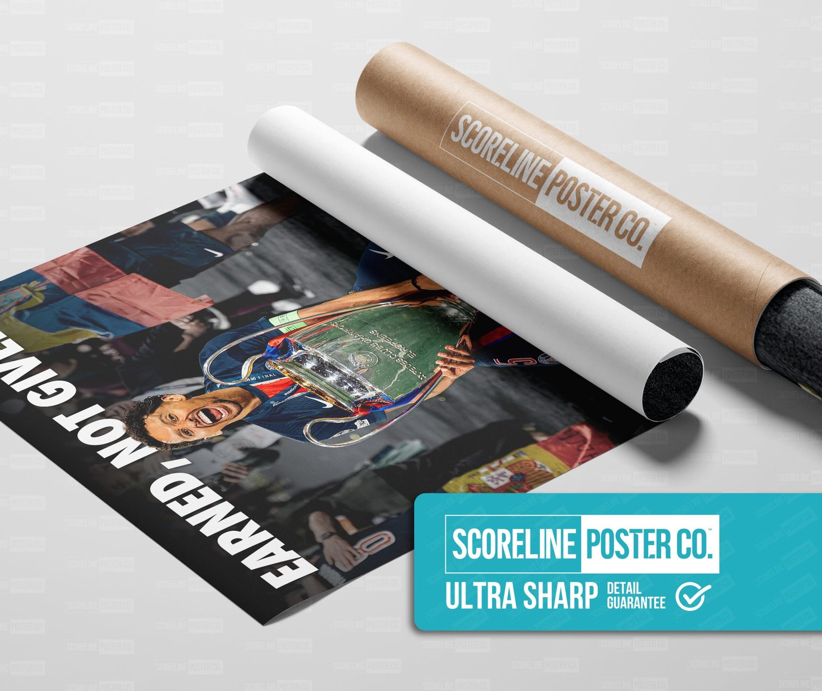 Marquinhos 'Earned, Not Given.' Poster - Image 3