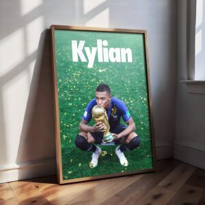 Kylian Mbappe 'World Cup' Poster