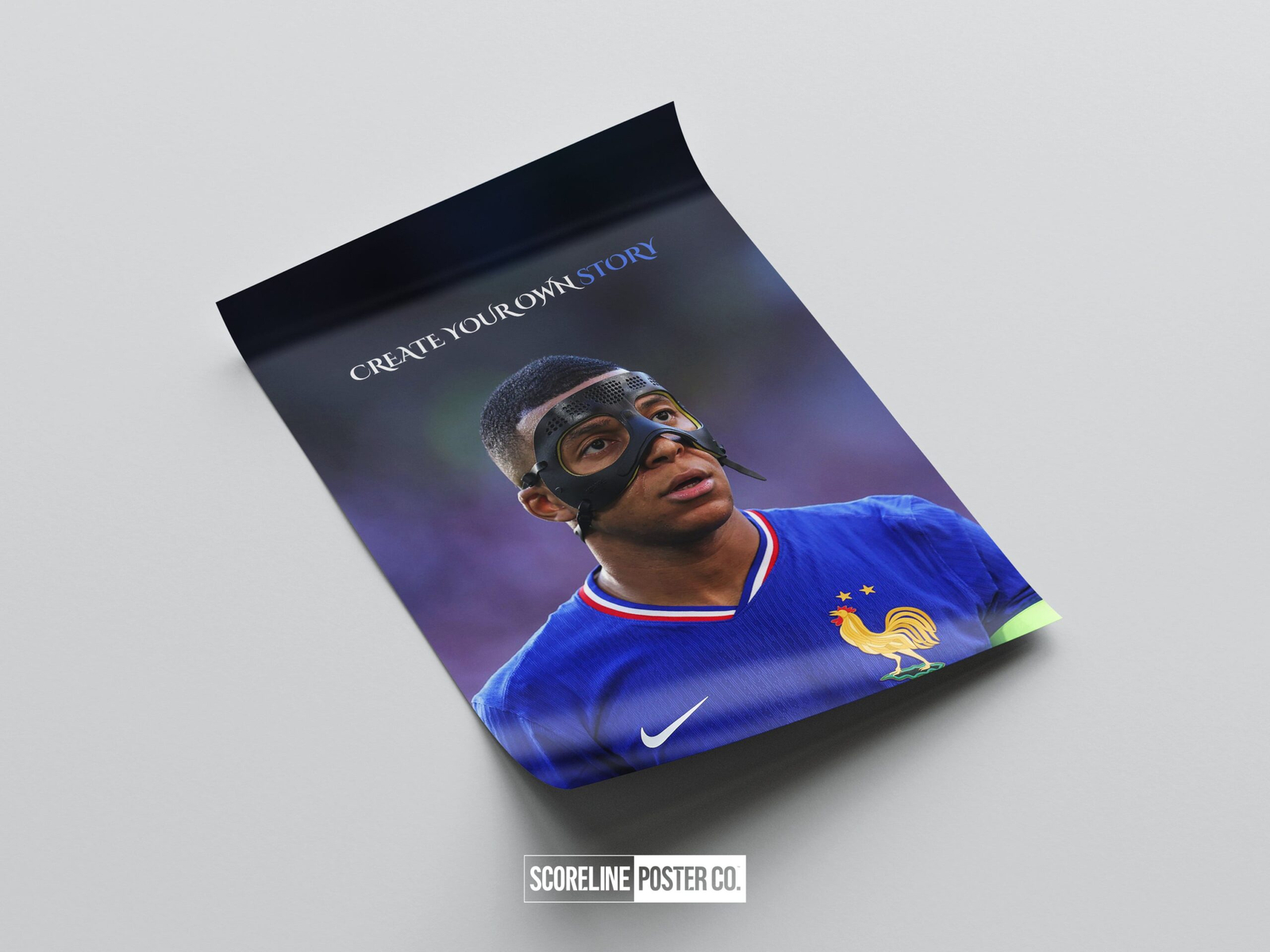 Kylian Mbappe 'Create Your Own Story' Poster - Image 4