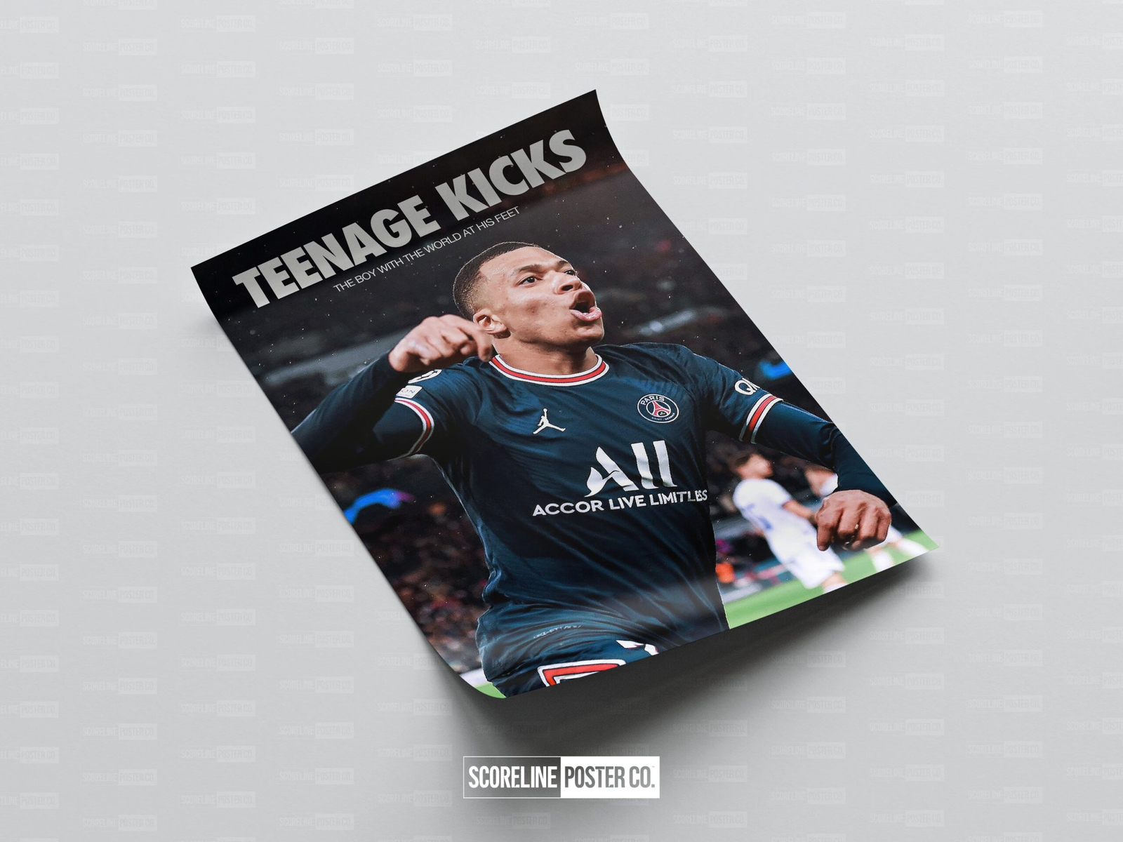 Kylian Mbappe 'Teenage Kicks' Poster - Image 4