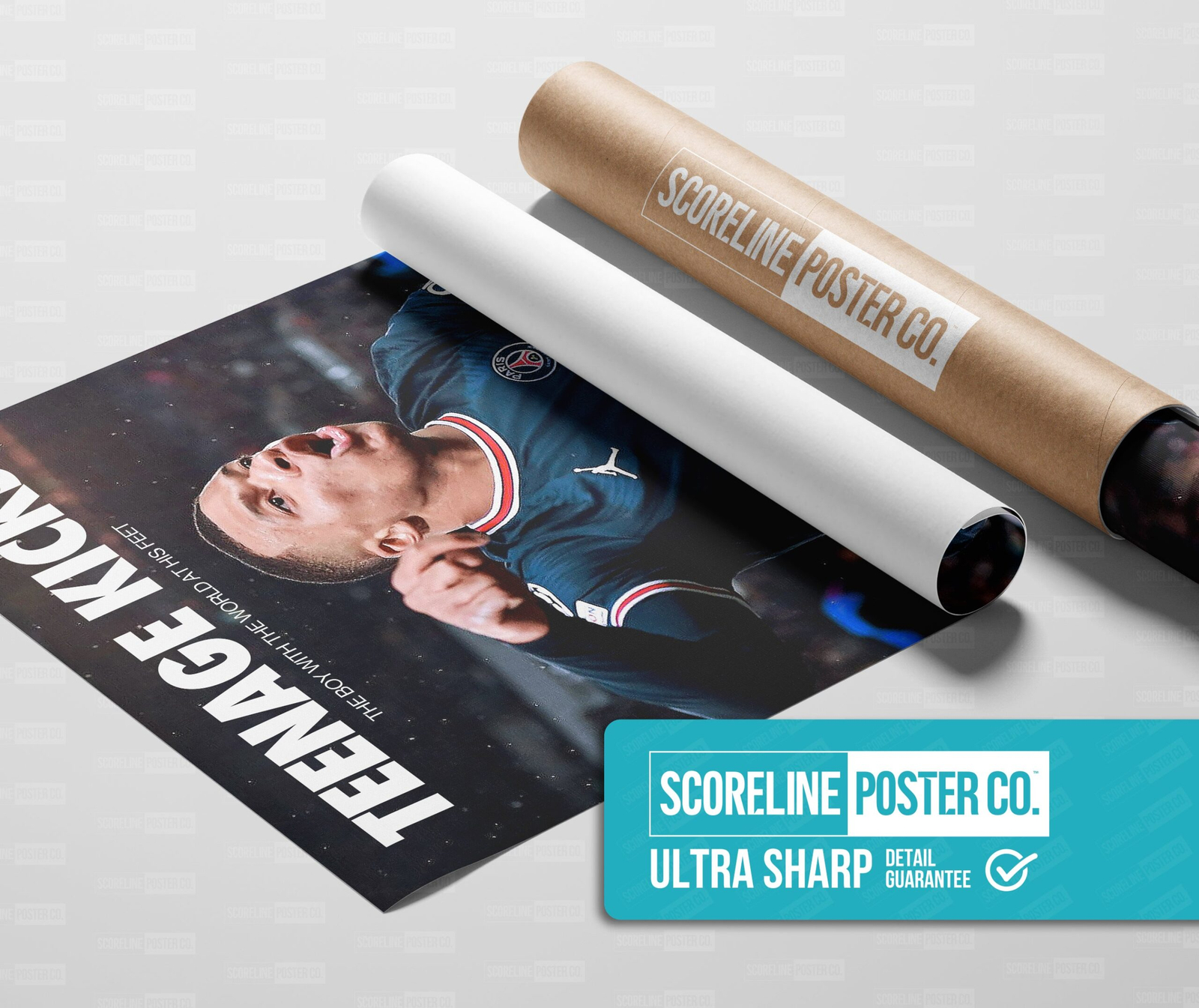 Kylian Mbappe 'Teenage Kicks' Poster - Image 3