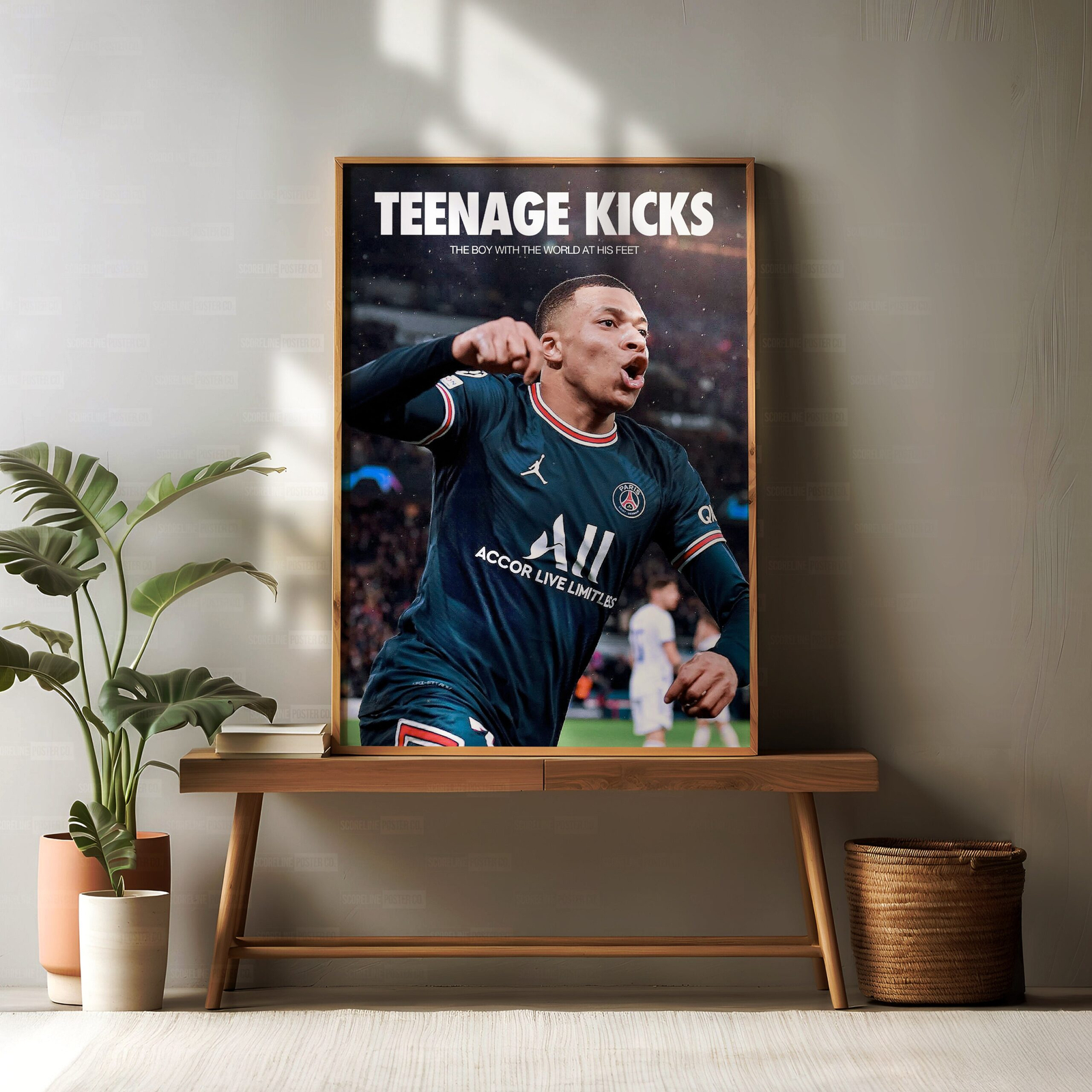 Kylian Mbappe 'Teenage Kicks' Poster - Image 2