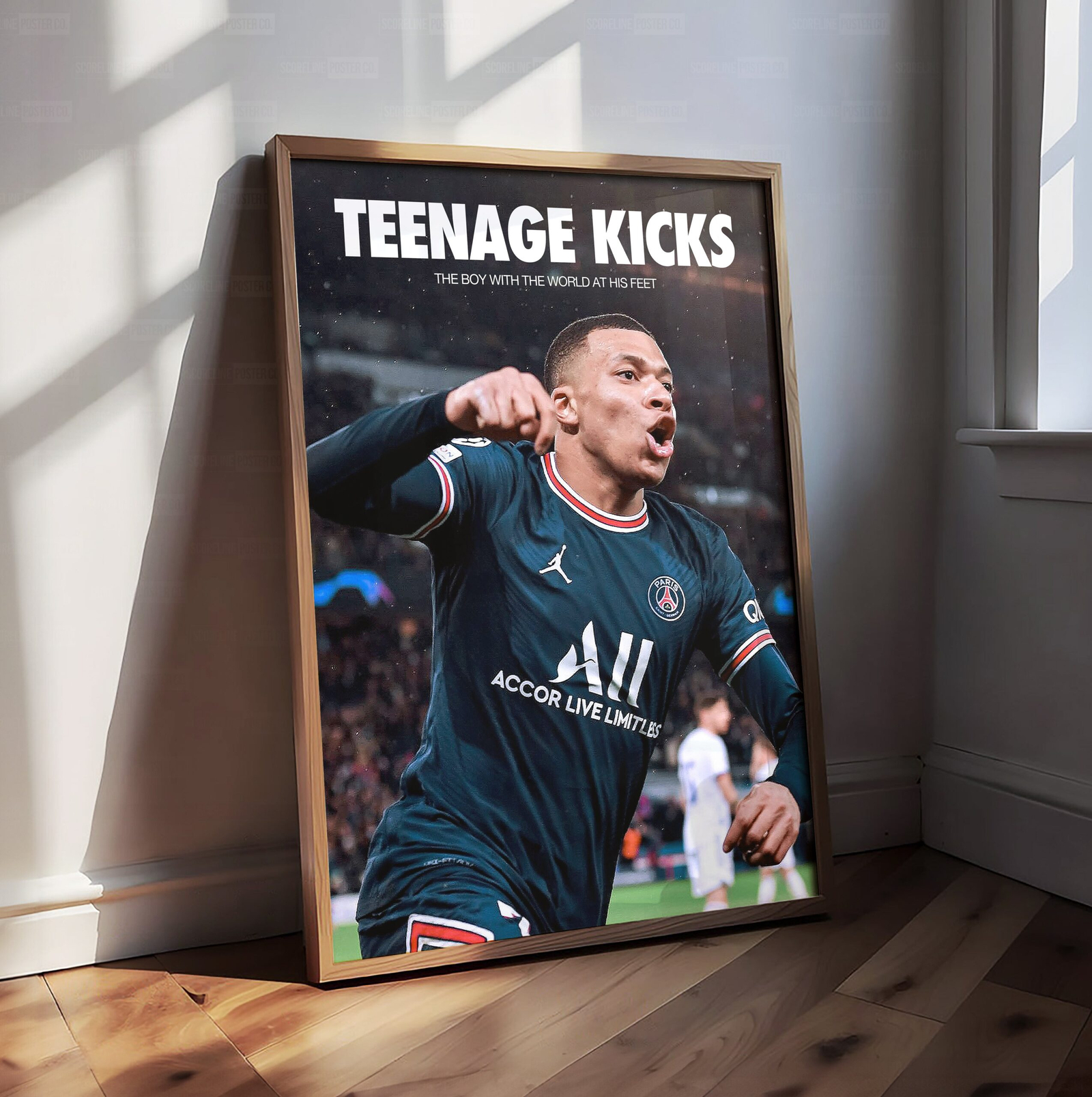 Kylian Mbappe 'Teenage Kicks' Poster