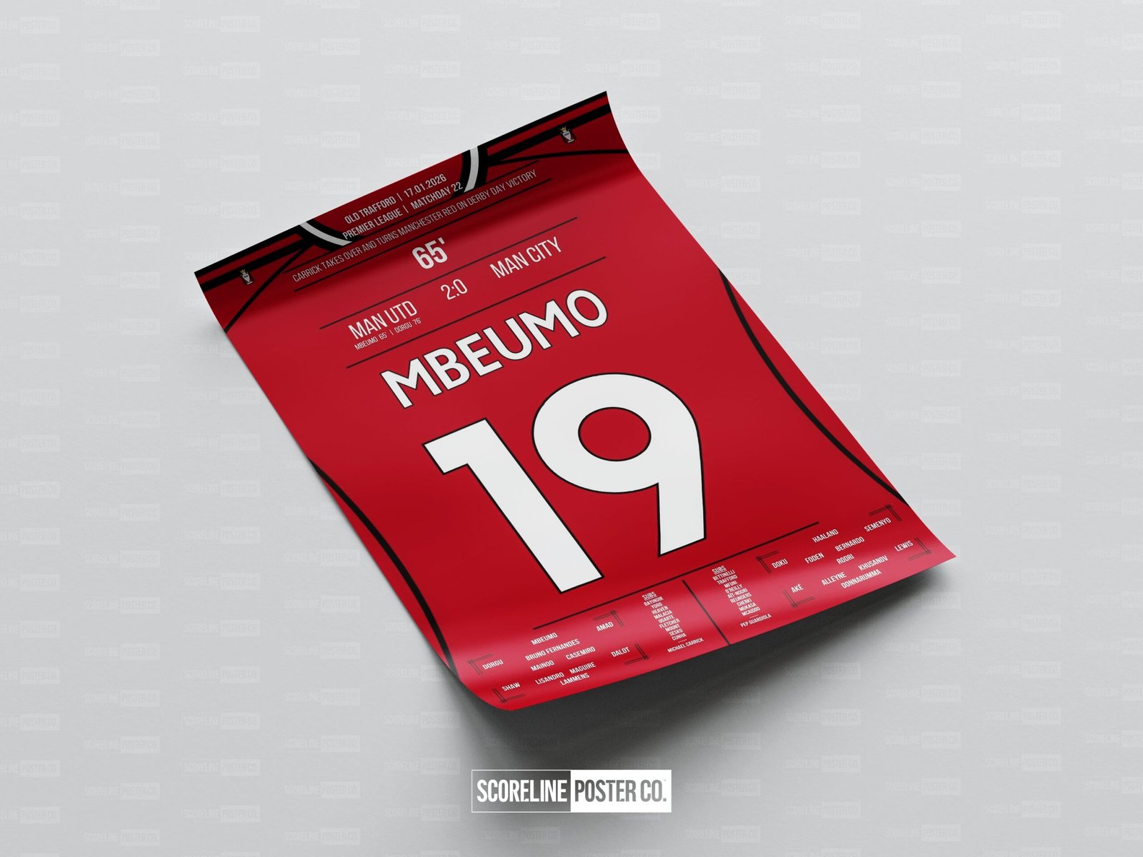 Bryan Mbeumo Shirt Poster - Image 4