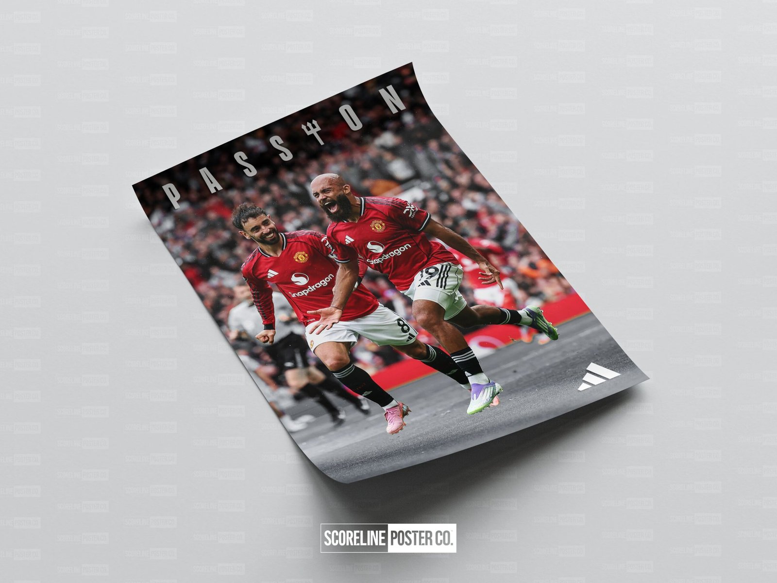 Bruno Fernanes & Bryan Mbeumo 'Passion' Poster - Image 4