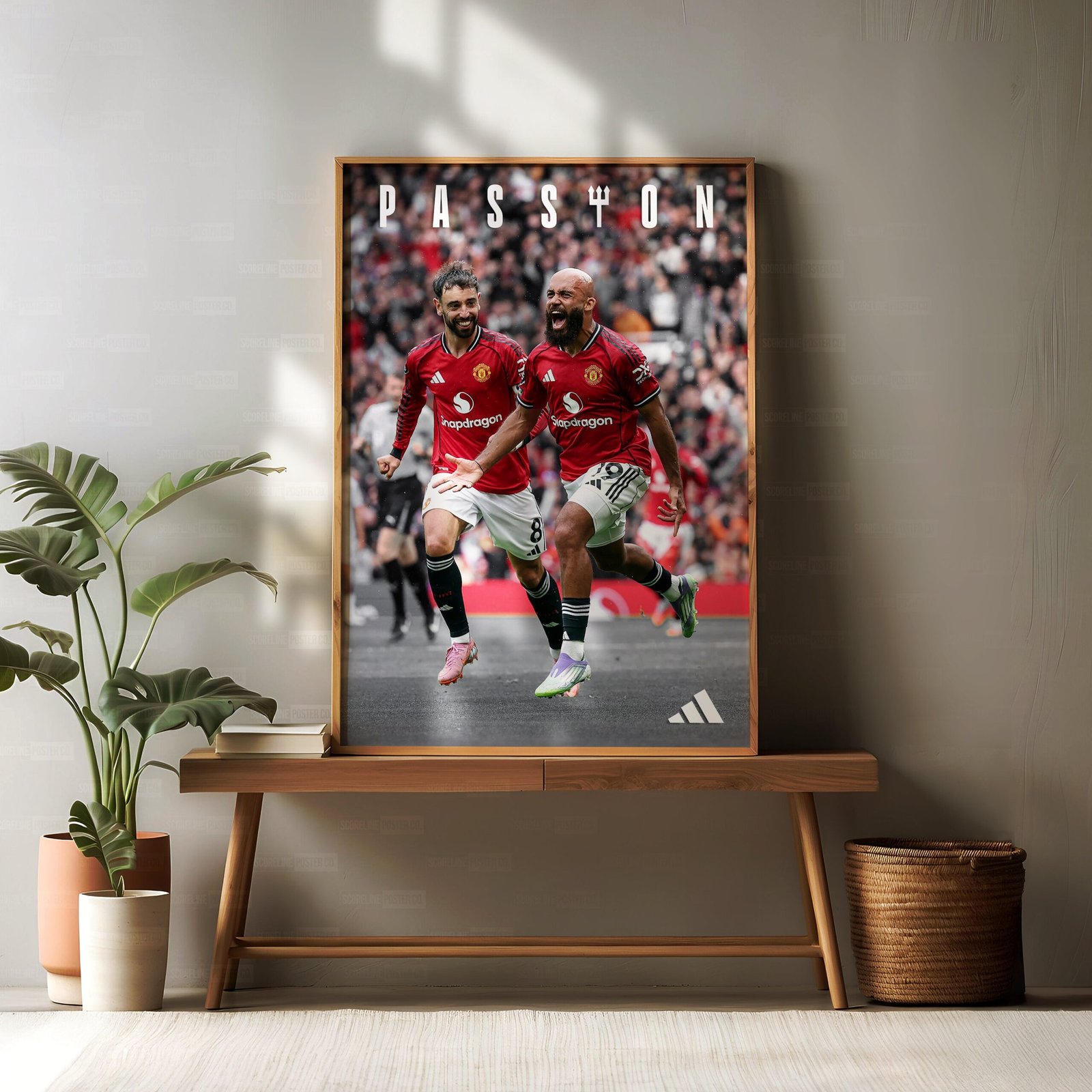 Bruno Fernanes & Bryan Mbeumo 'Passion' Poster - Image 2