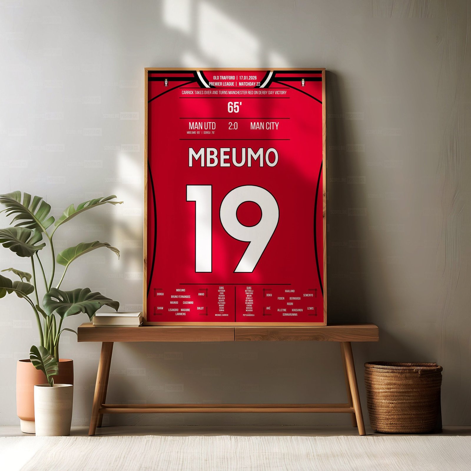 Bryan Mbeumo Shirt Poster - Image 2