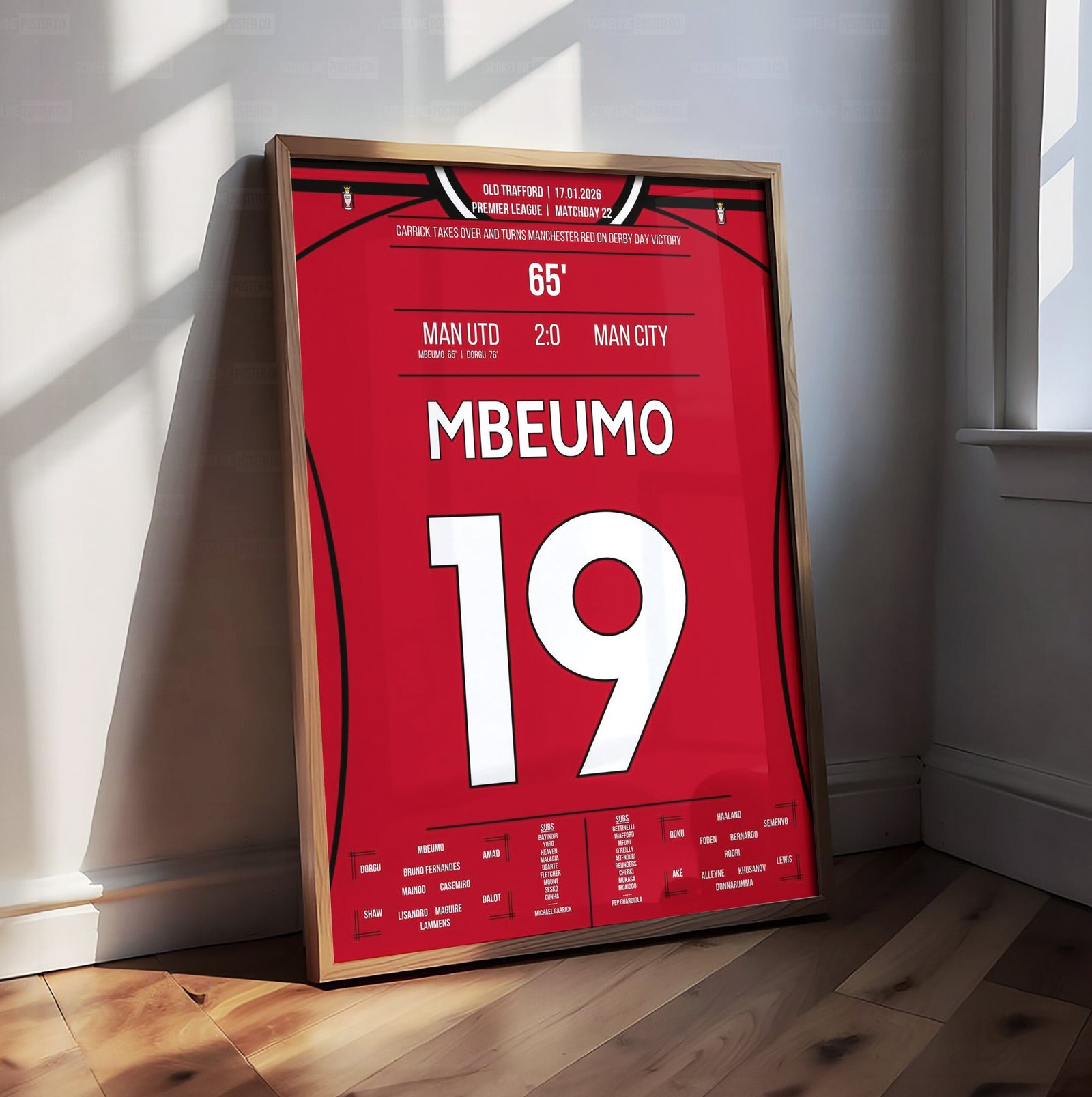 Bryan Mbeumo Shirt Poster