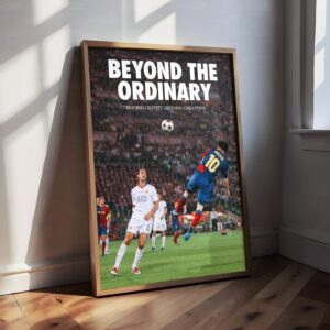 Lionel Messi 'Beyond The Ordinary' Poster