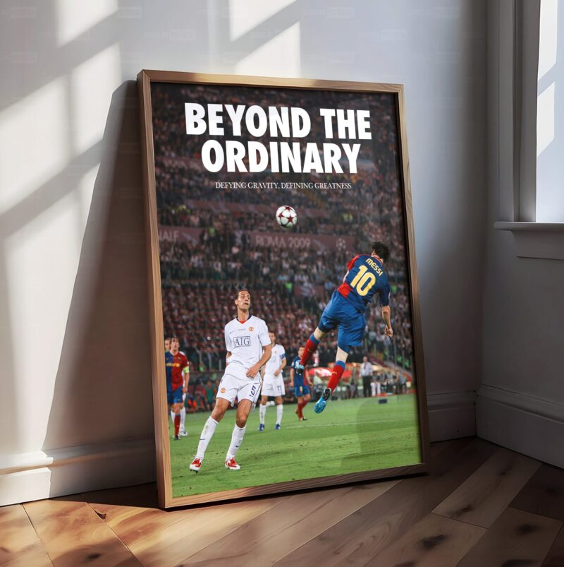 Lionel Messi 'Beyond The Ordinary' Poster