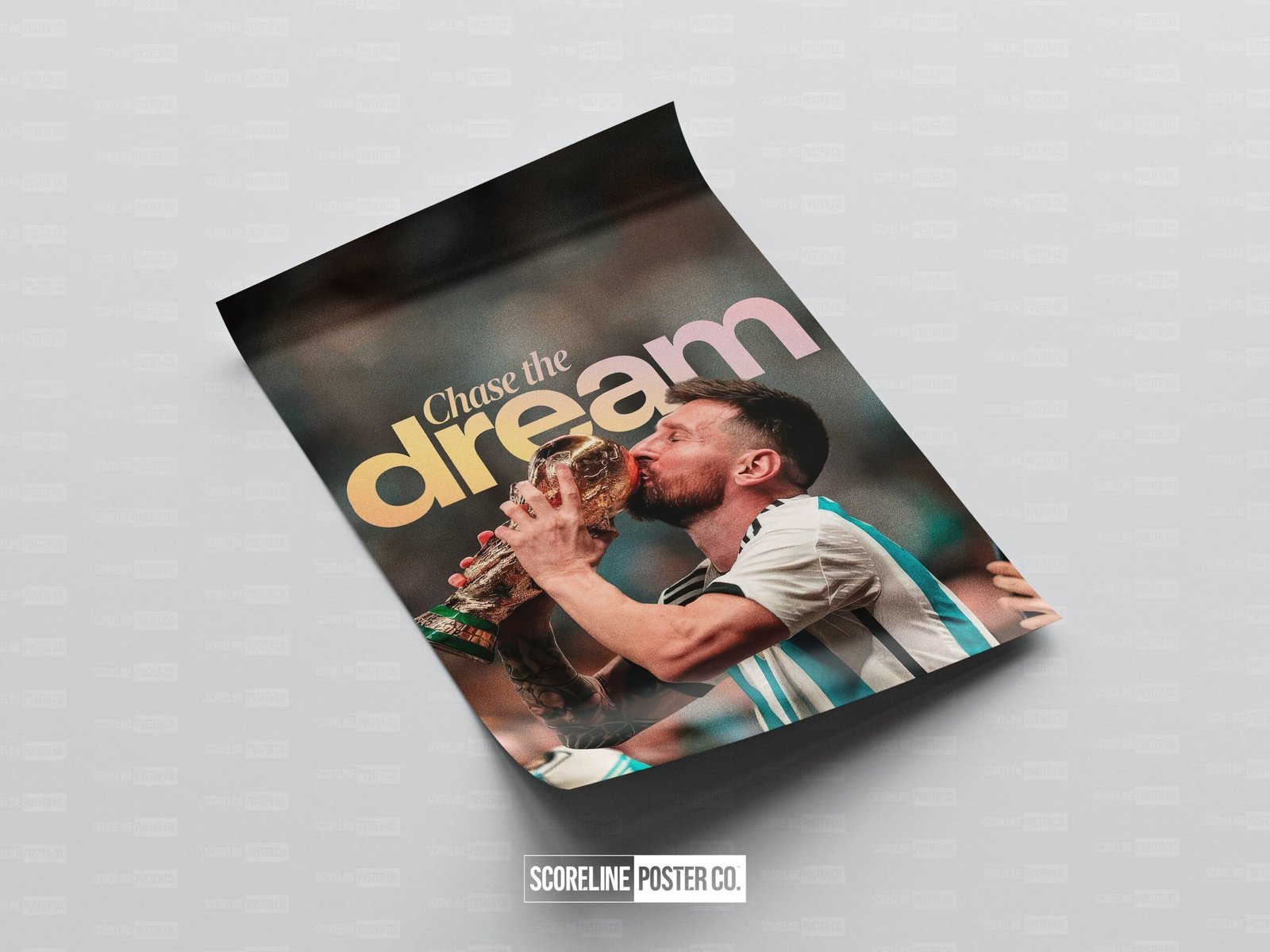 Lionel Messi 'Chase The Dream' Poster - Image 4