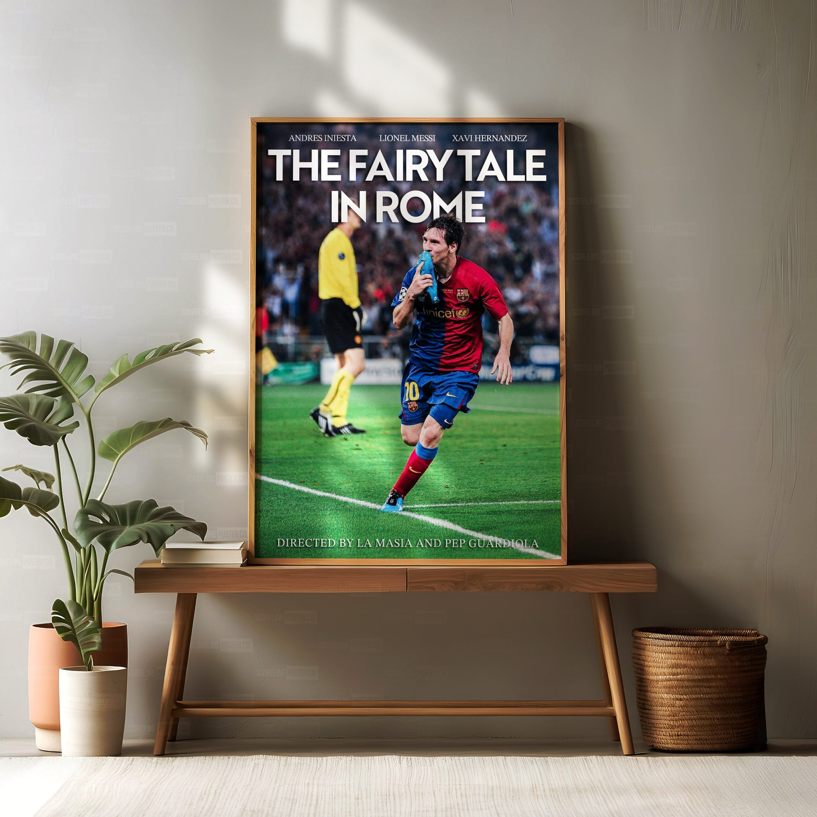 Lionel Messi 'Fairy Tale In Rome' Poster - Image 2