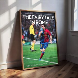 Lionel Messi 'Fairy Tale In Rome' Poster