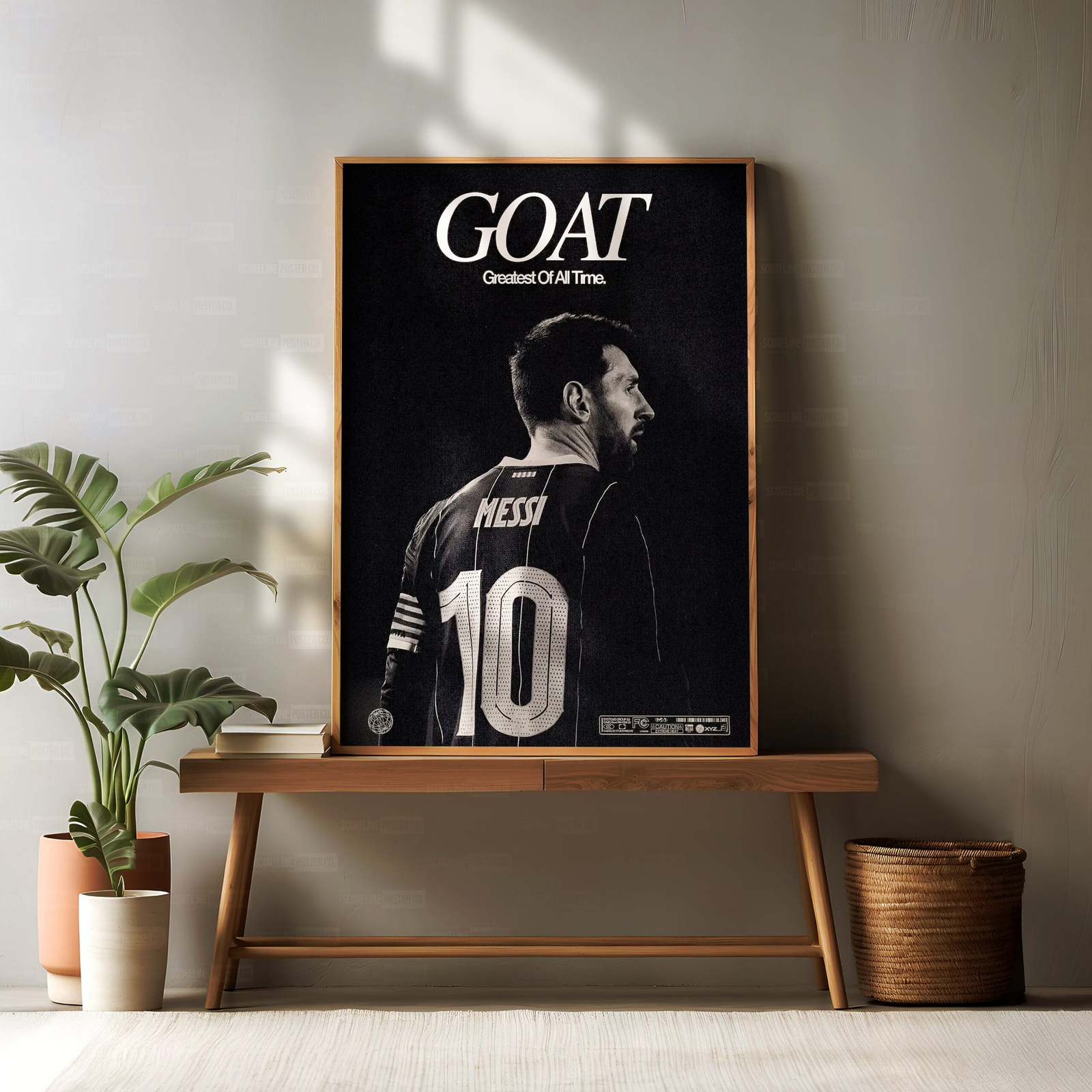 Lionel Messi 'GOAT' Poster - Image 2