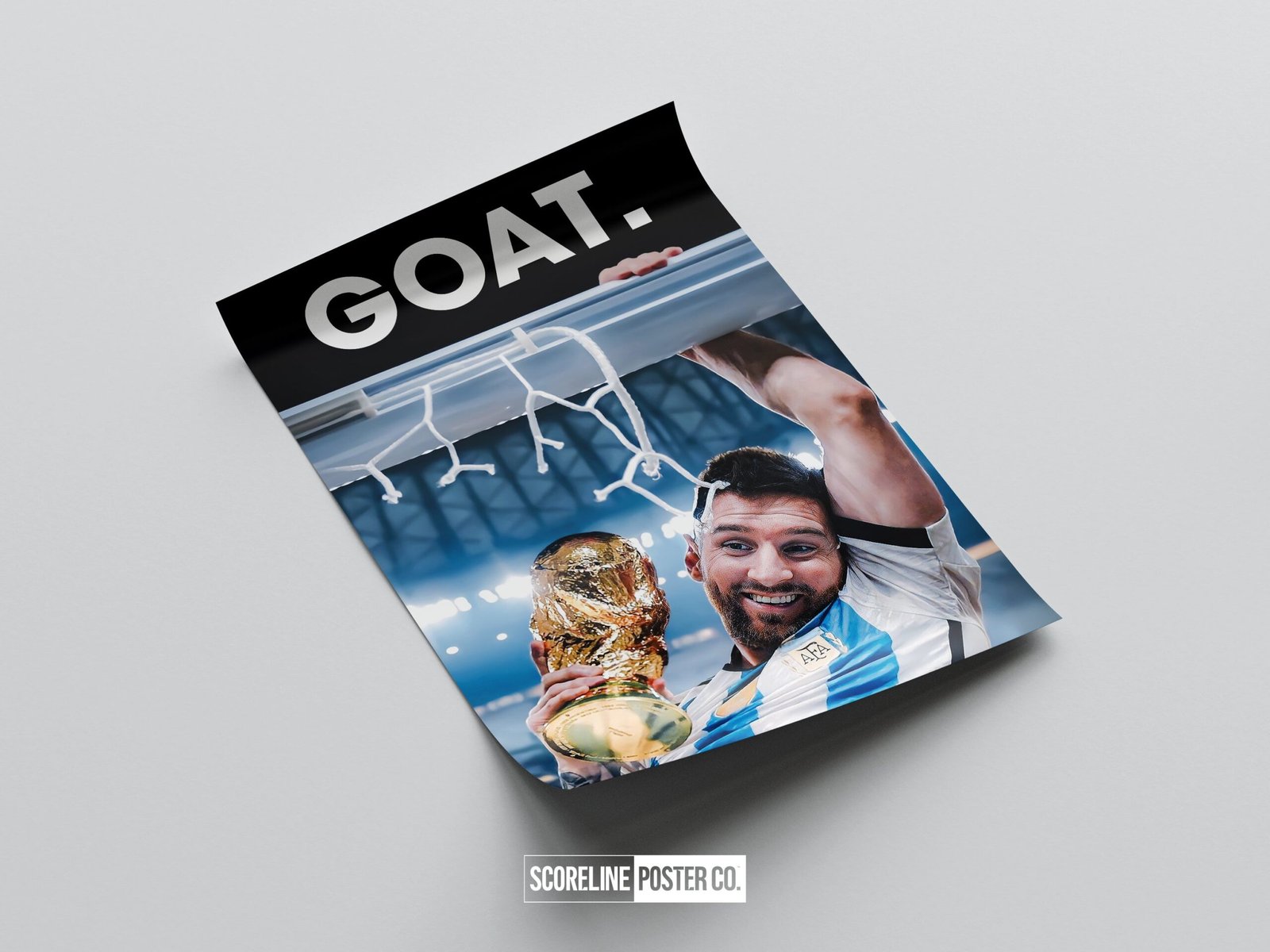 Lionel Messi 'GOAT' Poster - Image 4