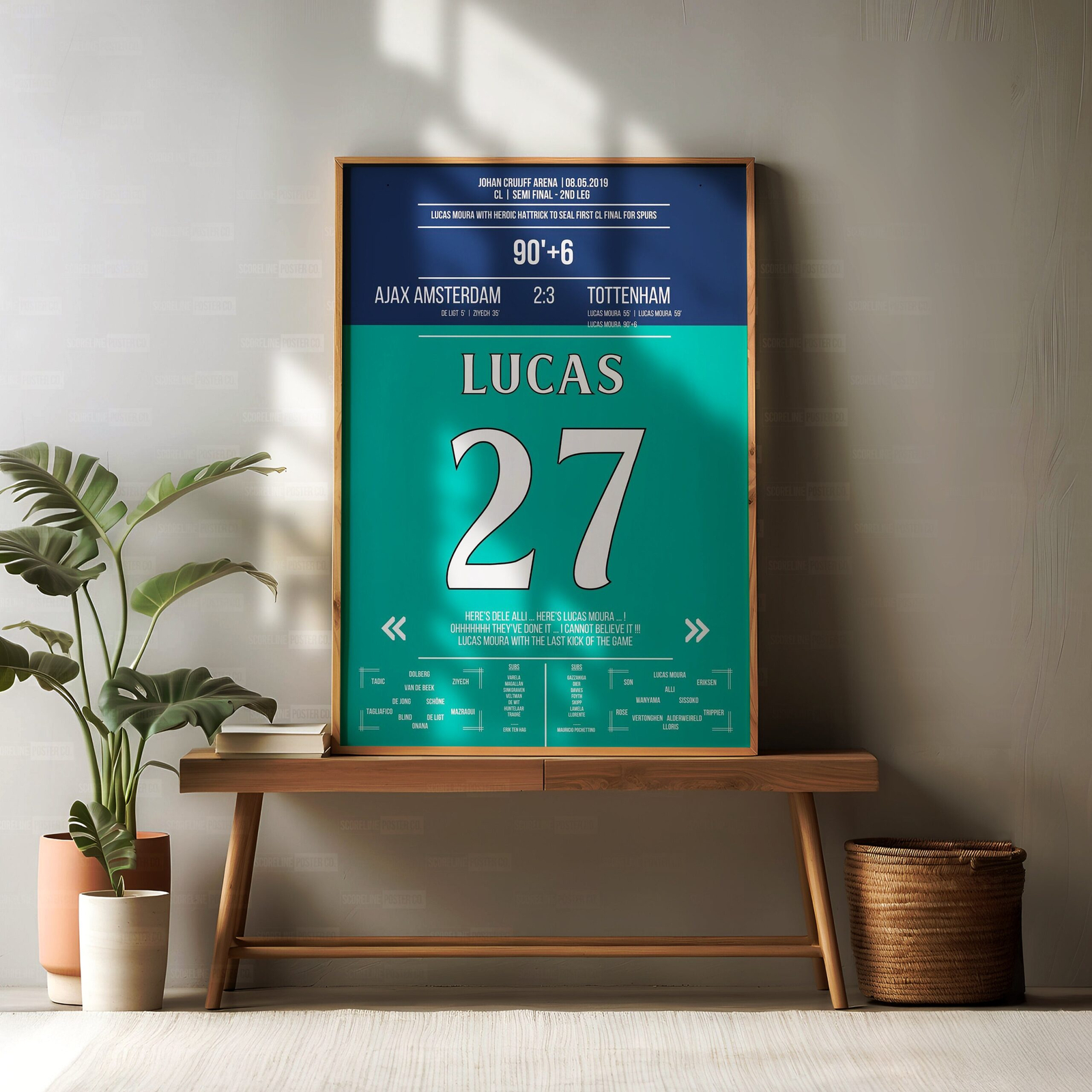 Lucas Moura Shirt Poster - Image 2